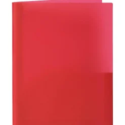 2-Pocket School-Grade Poly Folder with Prongs, Letter Size, Assorted Colors, Pack Of 10