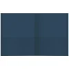 2-Pocket Textured Paper Folders, Dark Blue, Pack Of 25