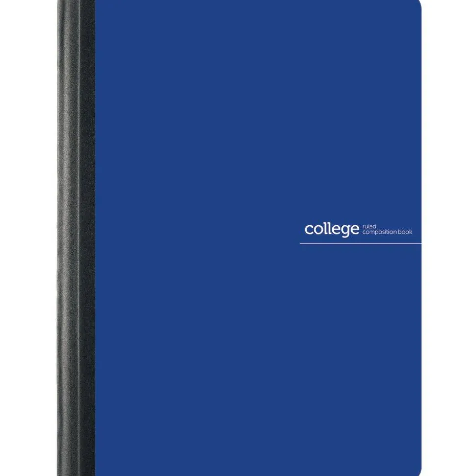 Poly Composition Book, 7-1/2" x 9-3/4", College Ruled, 80 Sheets, Blue