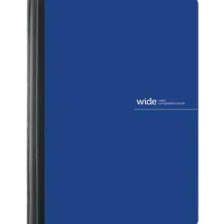 Poly Composition Book, 7-1/2" x 9-3/4", Wide Ruled, 80 Sheets, Blue