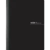 Poly Composition Book, 7-1/2" x 9-3/4", Wide Ruled, 80 Sheets, Black