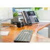 Poly Edge E450 IP Phone - Corded - Corded/Cordless - Bluetooth, NFC, Wi-Fi - 3 Multiple Conferencing - Desktop, Wall Mountable - White, Midnight Blue