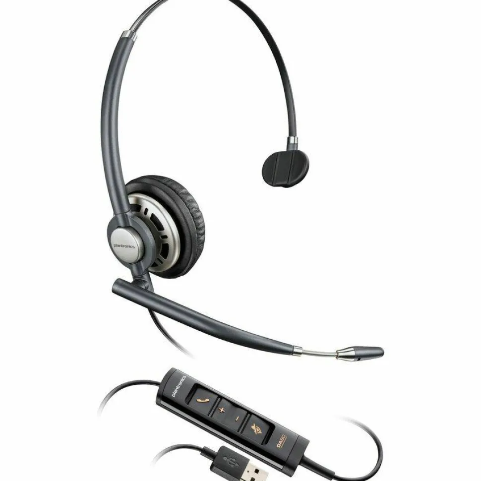Poly EncorePro 715 USB-A Monoaural Headset TAA