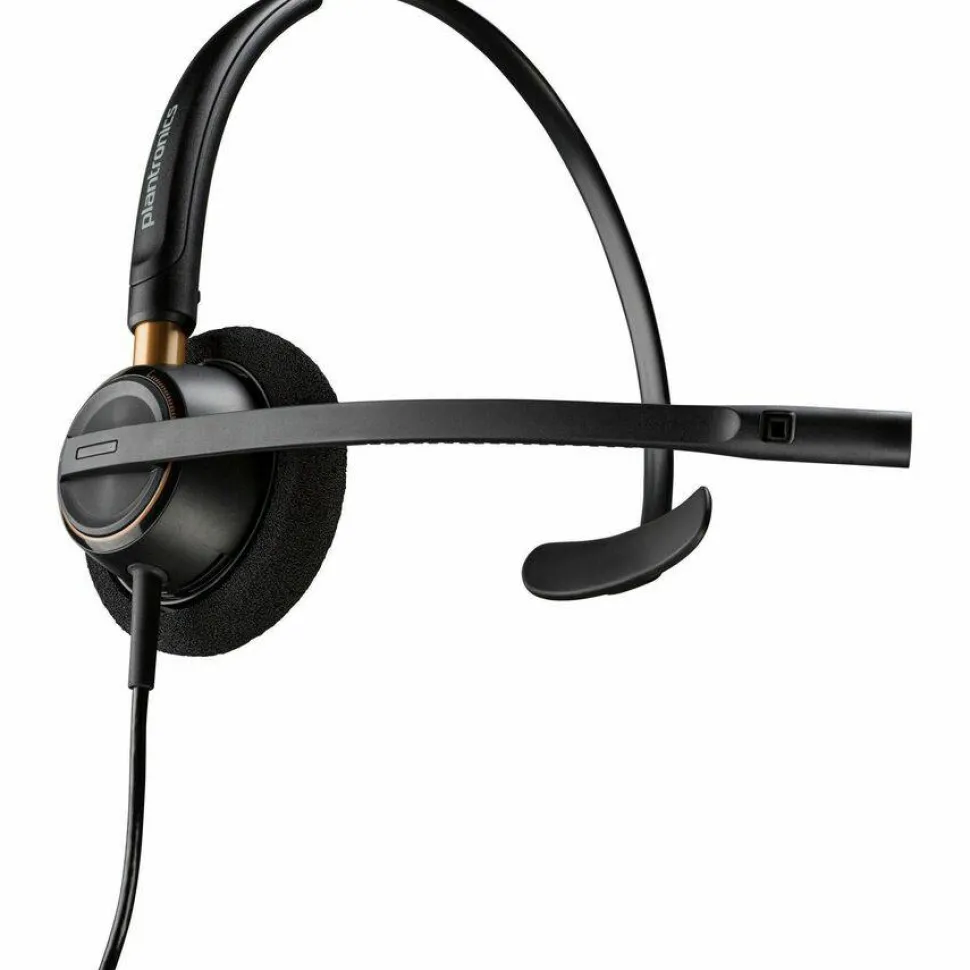 Poly EncorePro 510 with Quick Disconnect Monoaural Headset TAA