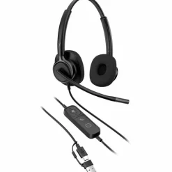 Poly Mission 425 Stereo USB Wired Headset Classic (Bulk) (C01B3A6)