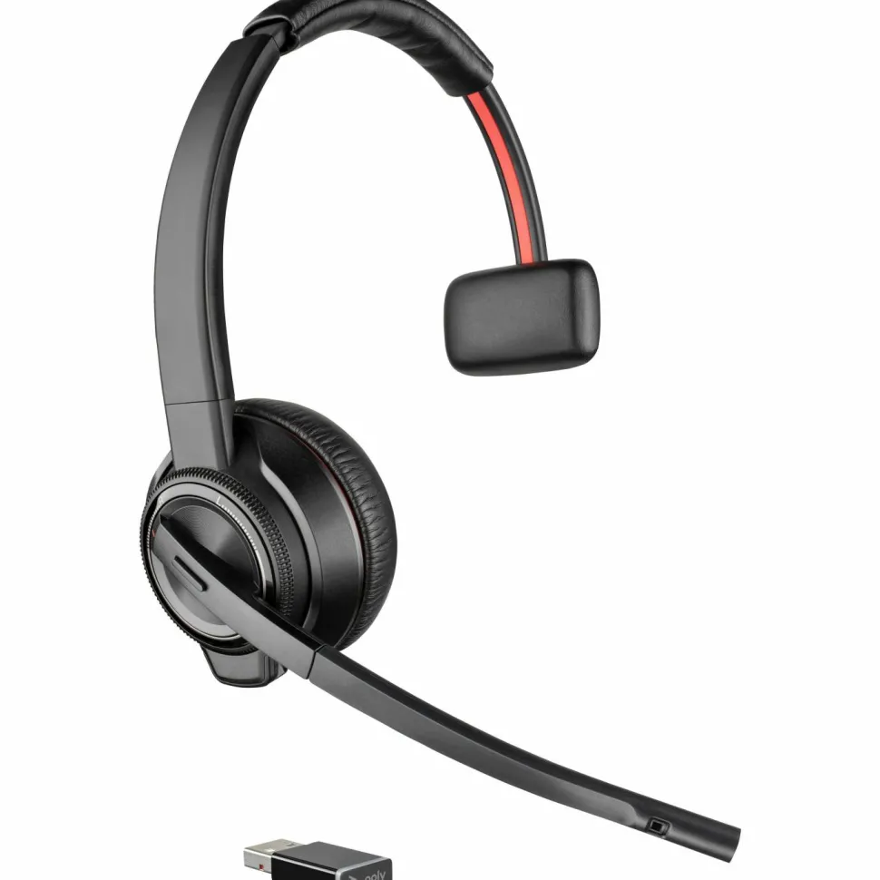 Poly Savi 8210 UC Microsoft Teams Certified DECT 1920-1930 MHz USB-A Headset