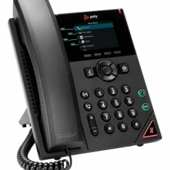 Poly VVX 250 IP Phone - Corded - Corded - Desktop, Wall Mountable - Black