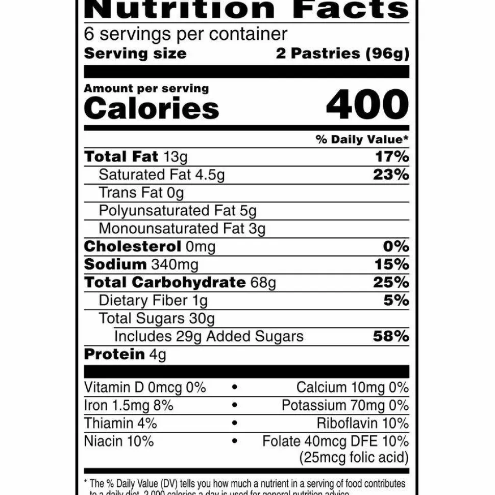 Pop-Tarts, Frosted Brown Sugar Cinnamon - Cinnamon, Brown Sugar, Frosted Brown Sugar Cinnamon - 1 - 1.27 lb - 12 / Box