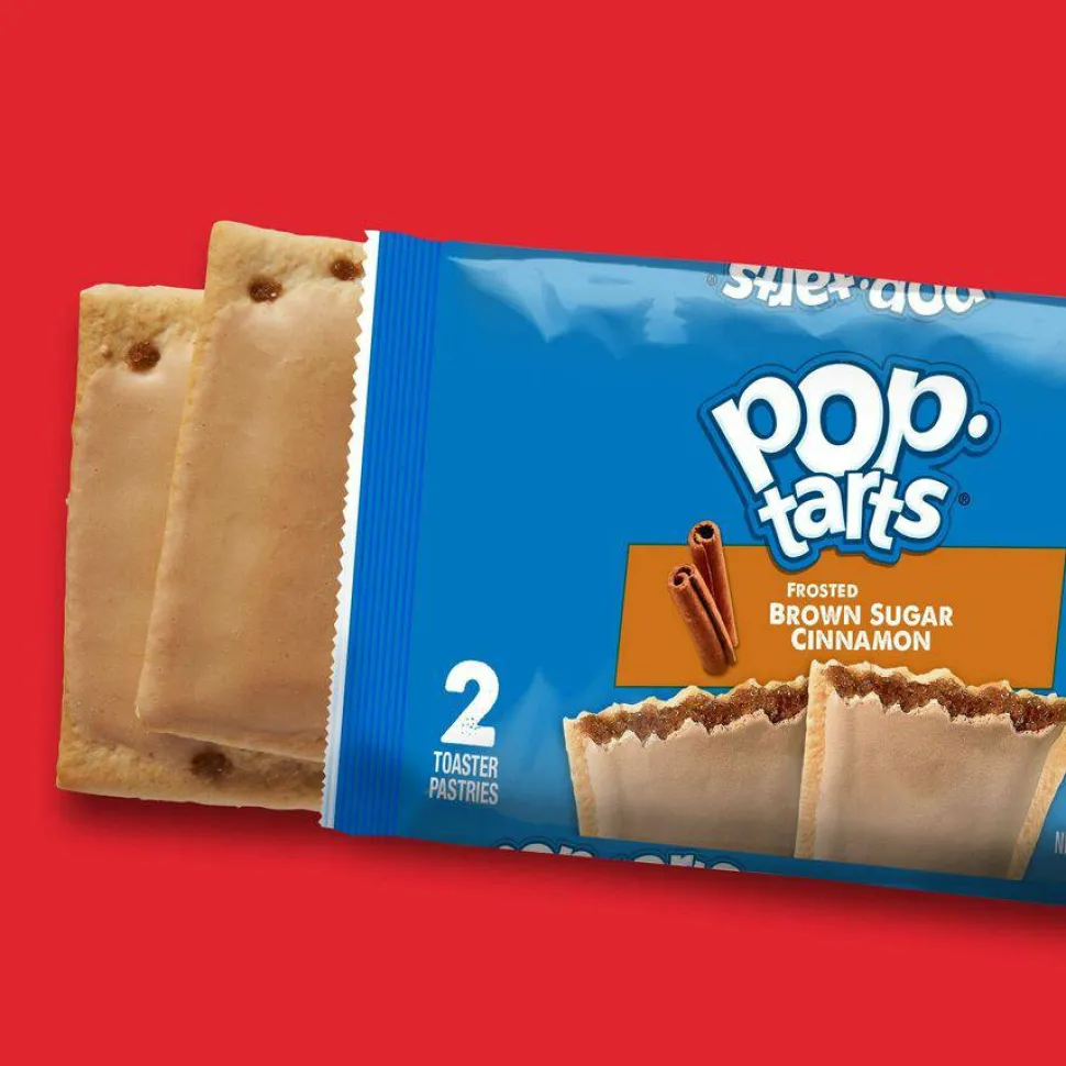 Pop-Tarts, Frosted Brown Sugar Cinnamon - Cinnamon, Brown Sugar, Frosted Brown Sugar Cinnamon - 1 - 1.27 lb - 12 / Box