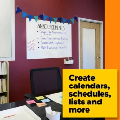 Post it Non-Magnetic Dry-Erase Whiteboard Surface, 48