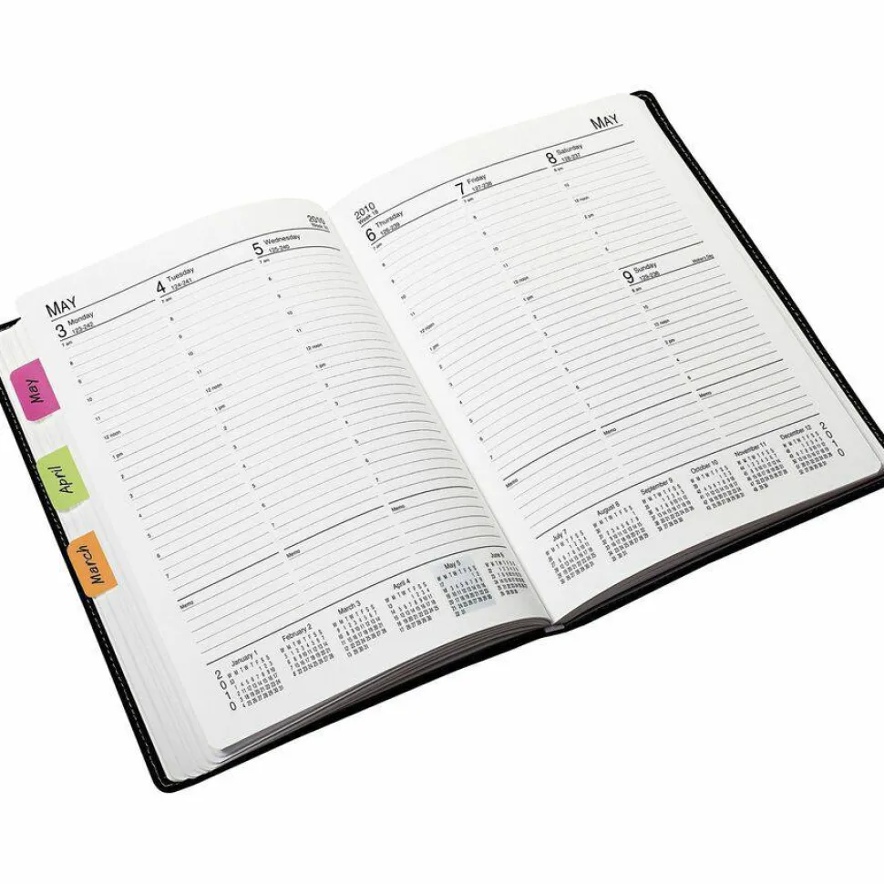 Post-it 1" x 1 1/2" Durable Index Tabs, Assorted, 6 Tabs Per Pad, Pack Of 6 Pads