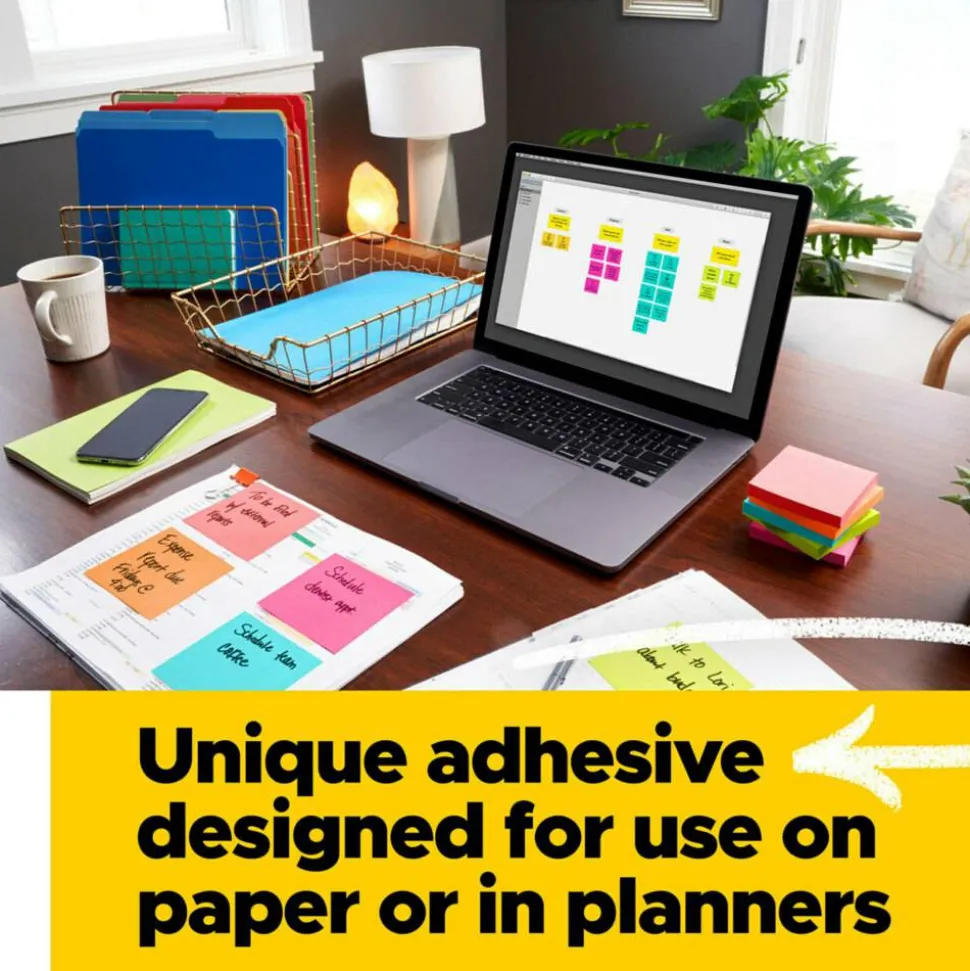 Post-it Dispenser Notes Original Pop-up Refill Cabinet Pack, 3" x 3", Poptimistic Collection Colors, 100 Sheets/Pad, 18 Pads/Pack
