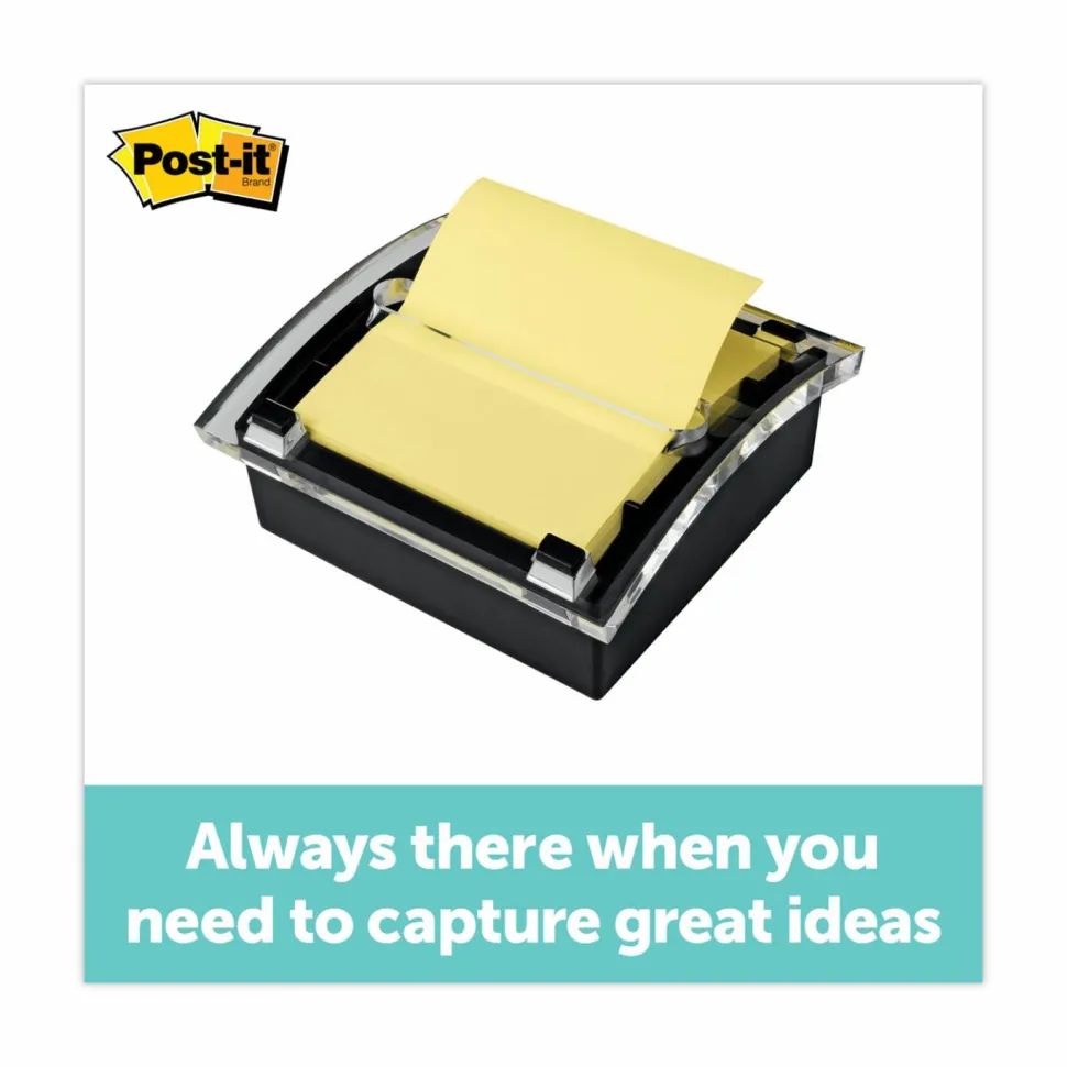 Post-it Greener Pop Up Notes, 12 Pads, 100 Sheets, 3 in x 3 in, 100% Recycled, Clean Removal, School Supplies & Office Products - R330RP12YW