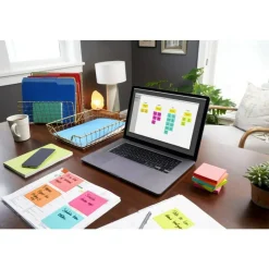 Post-it Notes, 3 x 3 in, 18 Sticky Note Pads, 100 Sheets/Pad, School Supplies and Office Products, Poptimistic