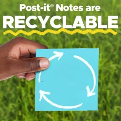 Post-it Notes, 3 x 3 in, 18 Sticky Note Pads, 100 Sheets/Pad, School Supplies and Office Products, Floral Fantasy