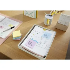 Post-it Notes, 3 x 3 in, 12 Sticky Note Pads, 100 Sheets/Pad, School Supplies and Office Products, The Iconic Canary Yellow Note