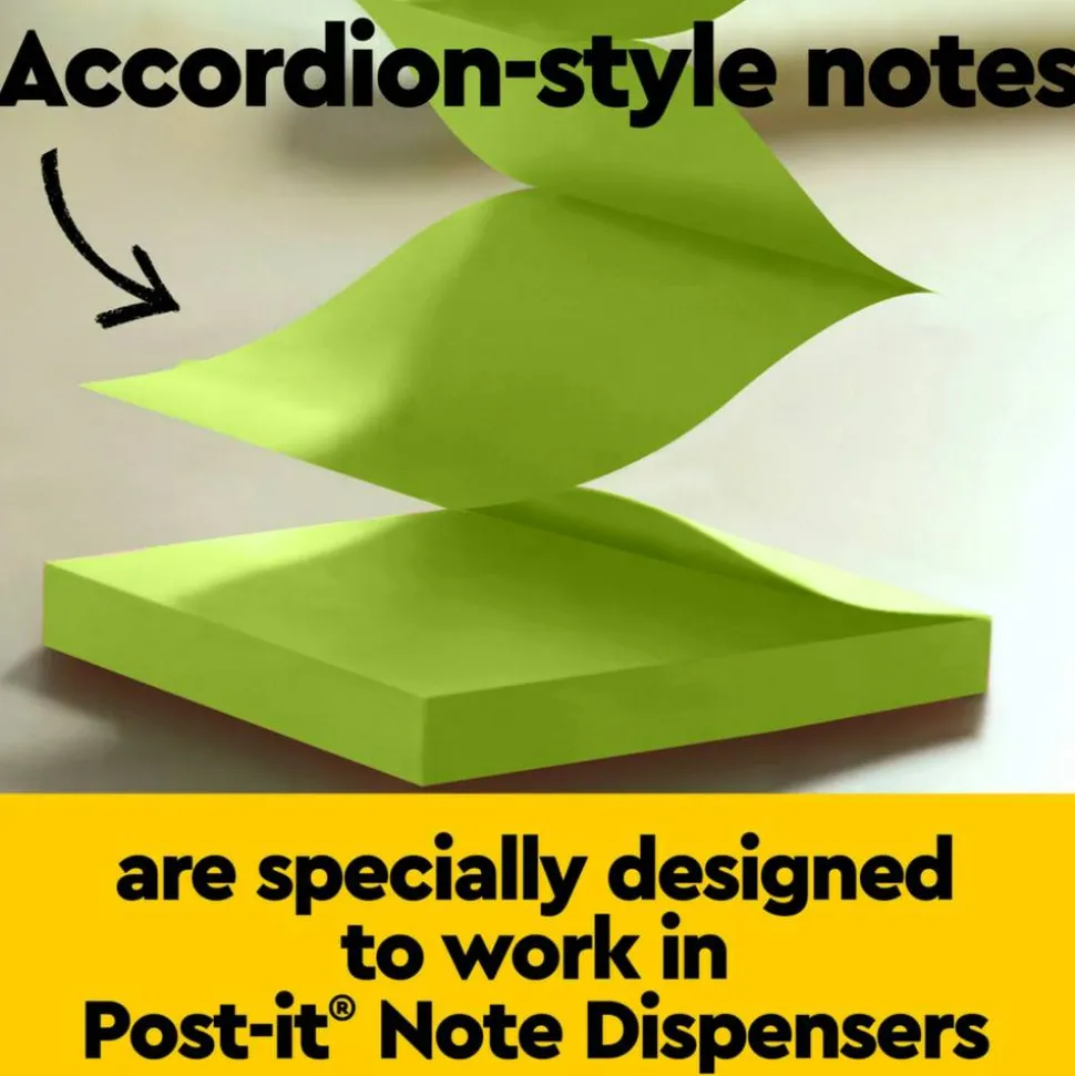 Post-it Pop Up Notes, 3 in x 3 in, 18 Pads, 100 Sheets/Pad, Clean Removal, School Supplies and Office Products, Floral Fantasy Collection