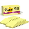 Post-it Super Sticky Notes, 10 Pads, 90 Sheets, 1 7/8 in x 1 7/8 in, 2x Sticking Power, School Supplies & Office Products - 62210SSCY