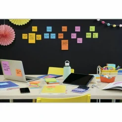 Post-it Super Sticky Notes, 3 x 3 in, 24 Bulk Sticky Note Pads, 90 Sheets/Pad, 2X the Sticky Power, School Supplies and Office Products, Energy Boost