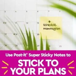 Post-it Super Sticky Pop Up Notes, 3 x 3in, 16 Sticky Note Pads, 100 Sheets/Pad, 2X the Sticking Power, School and Office Supplies, Canary Yellow