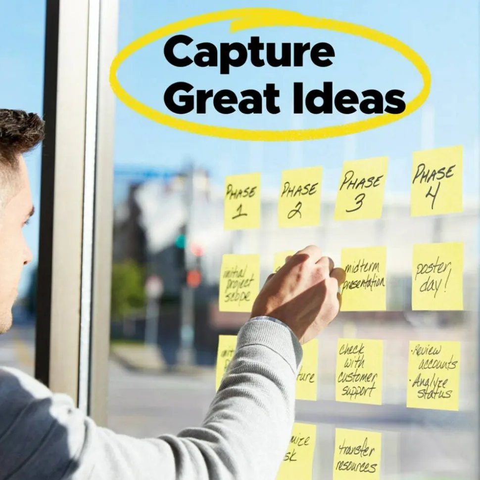 Post-it Super Sticky Pop Up Notes, 3 x 3in, 16 Sticky Note Pads, 100 Sheets/Pad, 2X the Sticking Power, School and Office Supplies, Canary Yellow