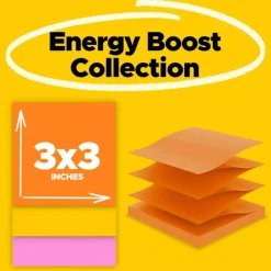 Post-it Super Sticky Pop Up Notes, 3 x 3 in, 18 Sticky Note Pads, 90 Sheets/Pad, 2X the Sticking Power, School Supplies, Energy Boost