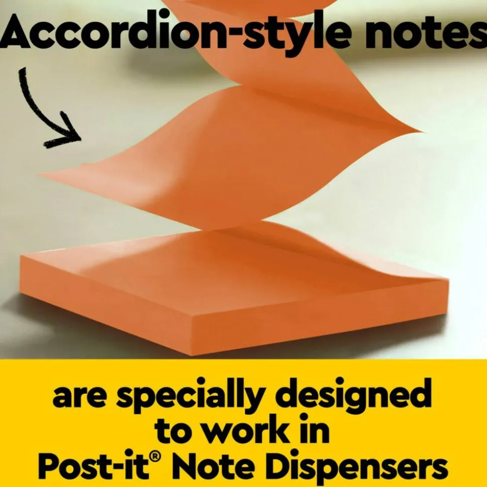 Post-it Super Sticky Pop Up Notes, 3 x 3 in, 18 Sticky Note Pads, 90 Sheets/Pad, 2X the Sticking Power, School Supplies, Energy Boost