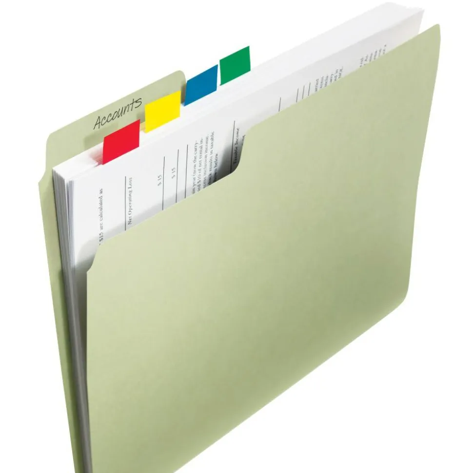 Post-it Flags in Desk Grip Dispenser, 1" x 1 -11/16", Red, 200 Flags