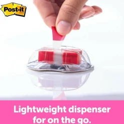 Post-it Flags in Desk Grip Dispenser, 1