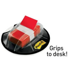 Post-it Flags in Desk Grip Dispenser, 1