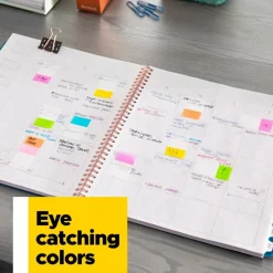Post-it Flags, 1" x 1 -11/16", Purple, 50 Flags Per Pad, Pack Of 2 Pads