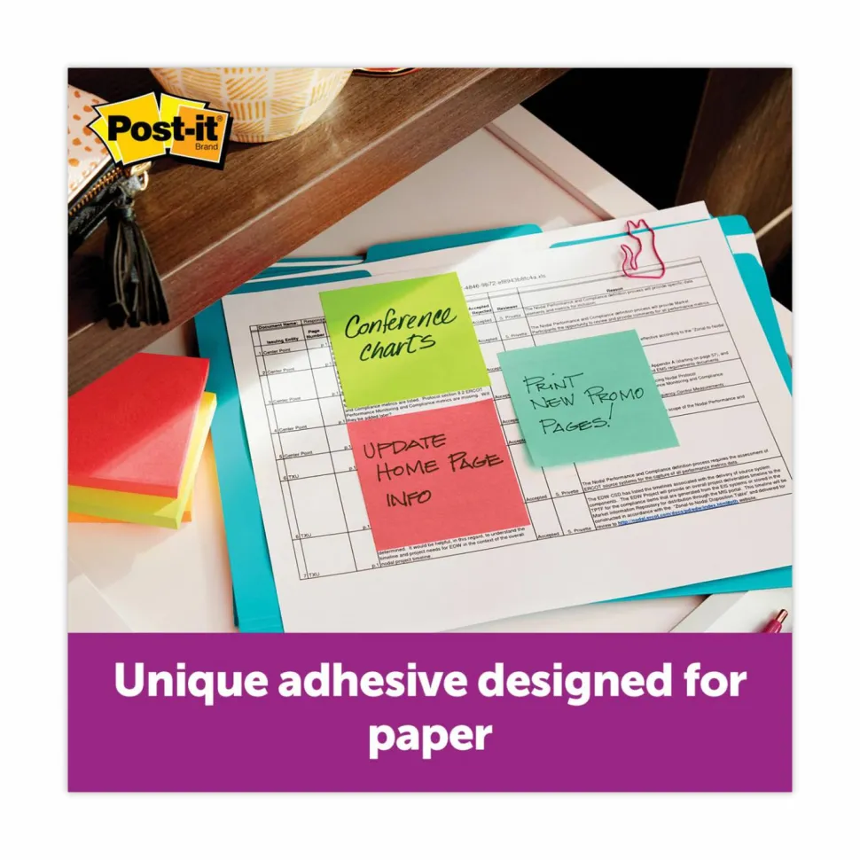 Post-it Notes and Flag Dispenser, 1 Dispenser, 1 Pad, 90 Sheets/Pad, Black Base with Clear Top, 2 Flag Dispensers, 50 Flags/Dispenser, Clean Removal