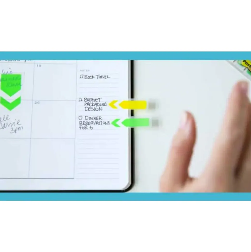 Post-it Notes Flags, With Durable Tabs, Bright Colors, 208 Flags