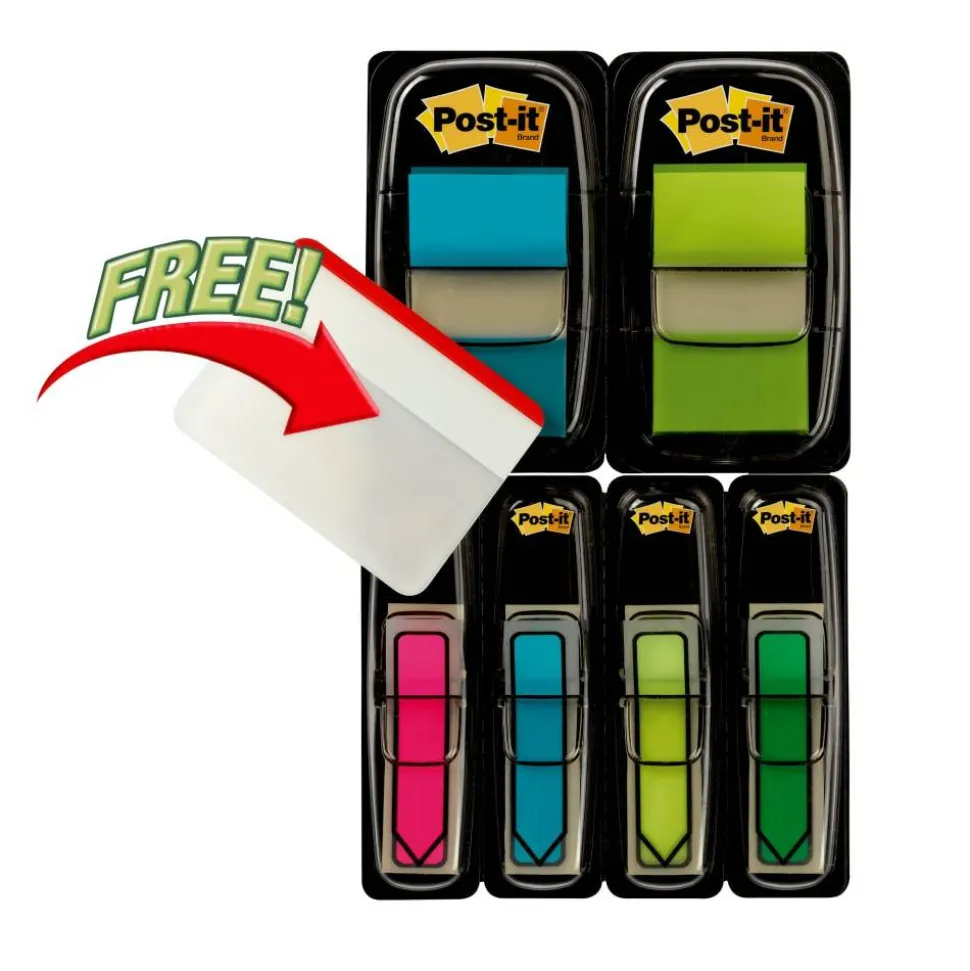Post-it Notes Flags, With Durable Tabs, Bright Colors, 208 Flags