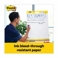 Post-it Notes Super Sticky Dry Erase Easel Pad, 20 in x 23 in, 1 Pad, 20 Sheets/Pad, Great for Virtual Teachers and Students, White