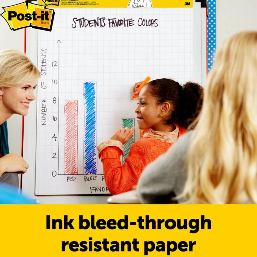 Post-it Super Sticky Easel Pad, 20 in x 23 in, 1 Pad, 20 Sheets/Pad, White, 563PRL6