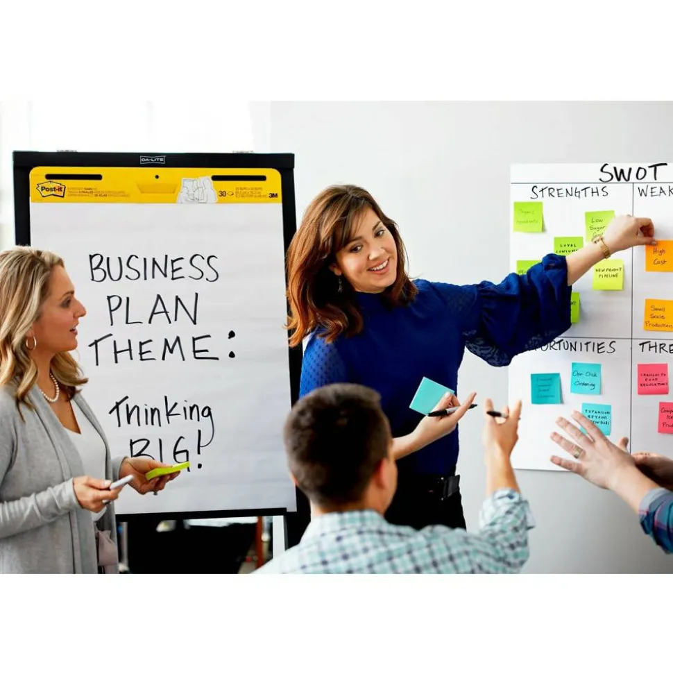Post-it Super Sticky Easel Pads, 25" x 30", 2 Pads, 30 Sheets/Pad, School Supplies for Classrooms, White
