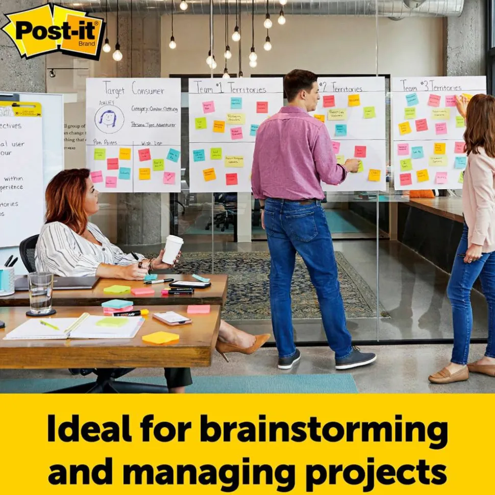 Post-it Super Sticky Easel Pads, 25" x 30", 2 Pads, 30 Sheets/Pad, School Supplies for Classrooms, White