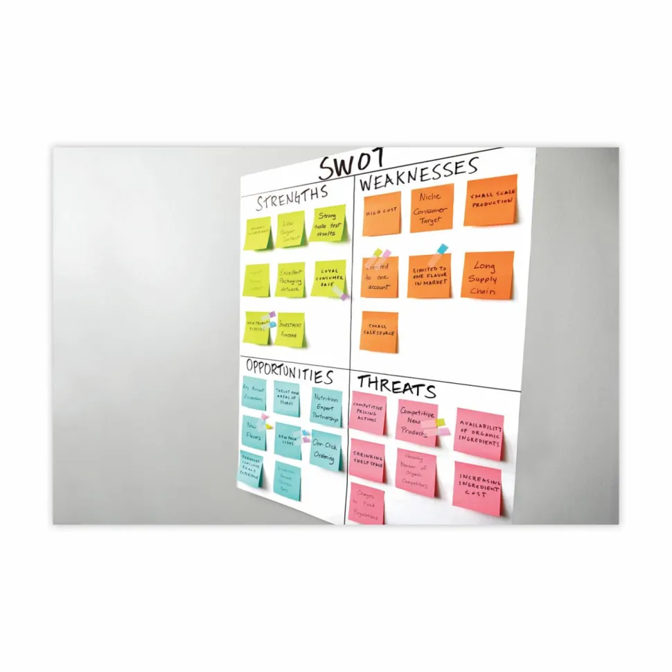 Post-it Super Sticky Easel Pads, 25" x 30", 30% Recycled, White, 30 Sheets, Pack Of 2 Pads