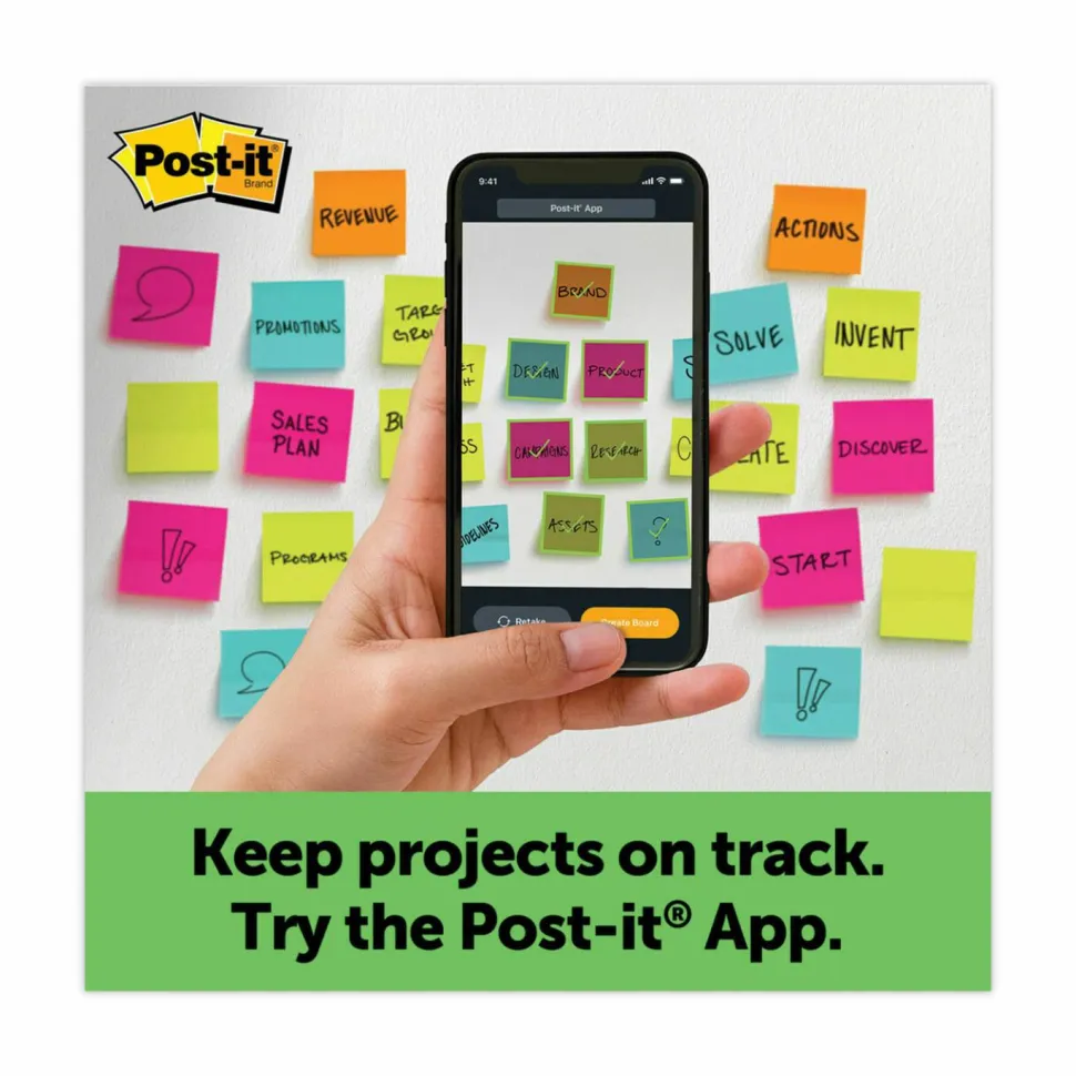Post-it Super Sticky Easel Pads, 25" x 30", 30% Recycled, White, 30 Sheets, Pack Of 2 Pads