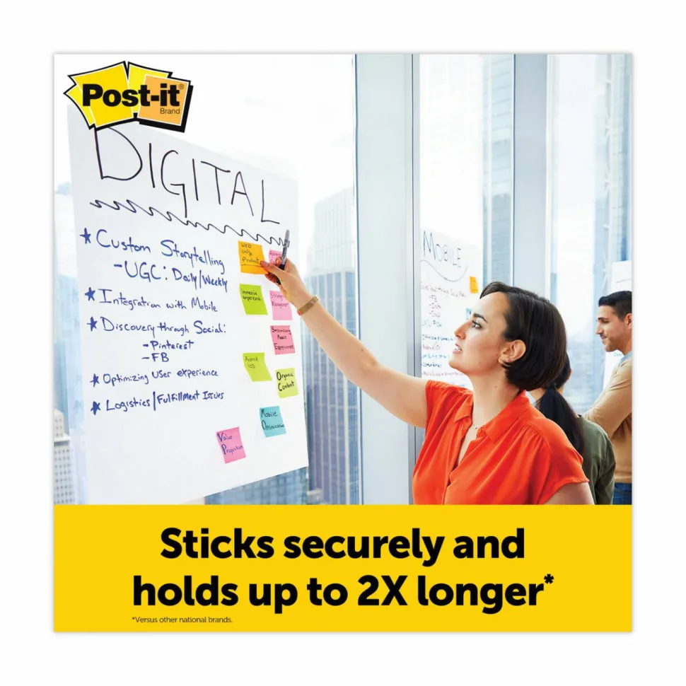 Post-it Super Sticky Tabletop Easel Pad, 20" x 23", 1 Pad, 20 Sheets/Pad, School Supplies for Classrooms, White