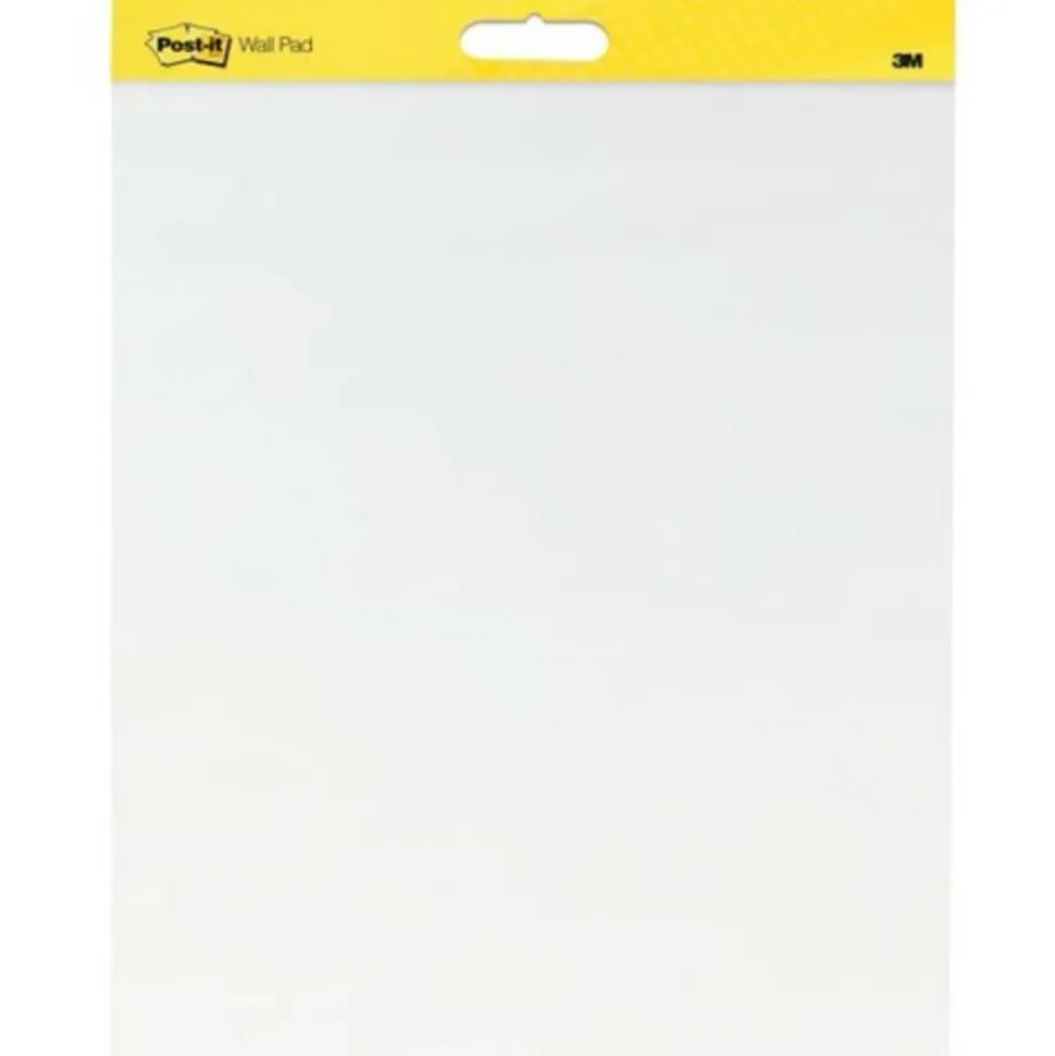 Post-it Super Sticky Wall Pad, 20 in x 23 in, 1 Pad, 20 Sheets/Pad, Great for Virtual Teachers and Students, White