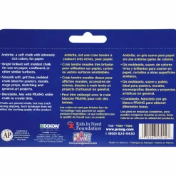 Prang Ambrite Art Chalk, Assorted Colors, Pack Of 12