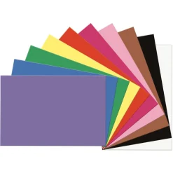 Prang Construction Paper, 12" x 18", Assorted, Pack Of 50