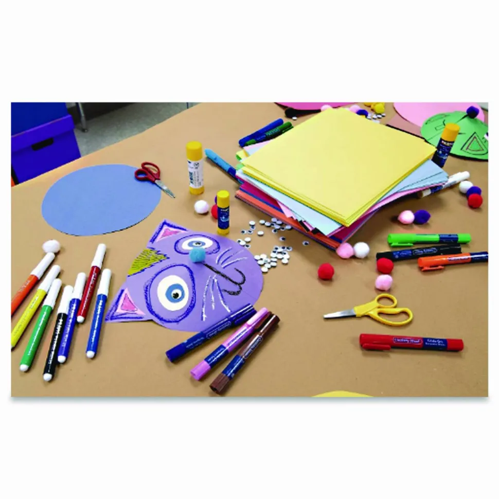 Prang Construction Paper, 12" x 18", Assorted, Pack Of 50