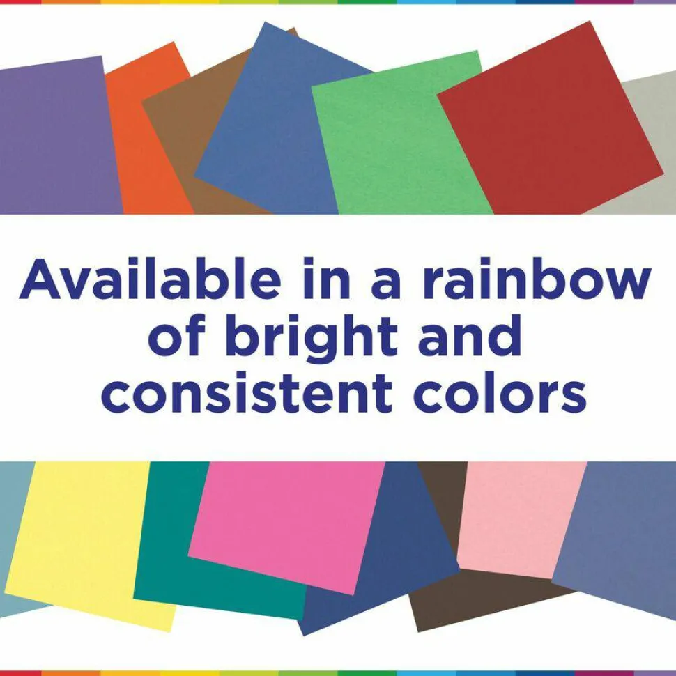 Prang Construction Paper, 12" x 18", Brown, Pack Of 50