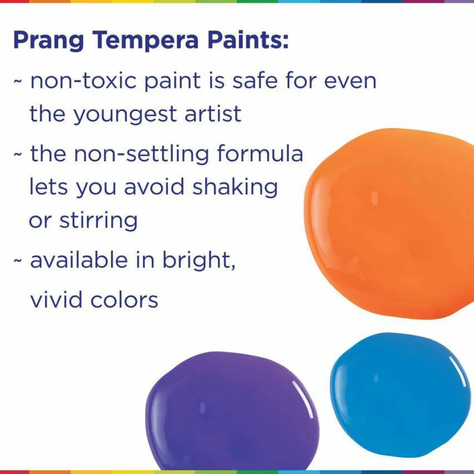 Prang Ready-To-Use Tempera Paint, 16 Oz., Orange