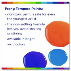 Prang Ready-to-Use Tempera Paint, Magenta, 16 oz Dispenser-Cap Bottle