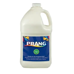 Prang Ready-To-Use Tempera Paint, 128 Oz., White