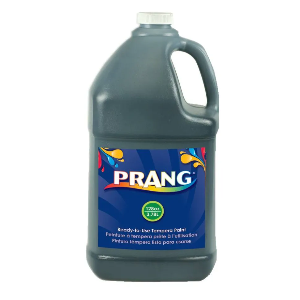 Prang Ready-To-Use Tempera Paint, 128 Oz., Black